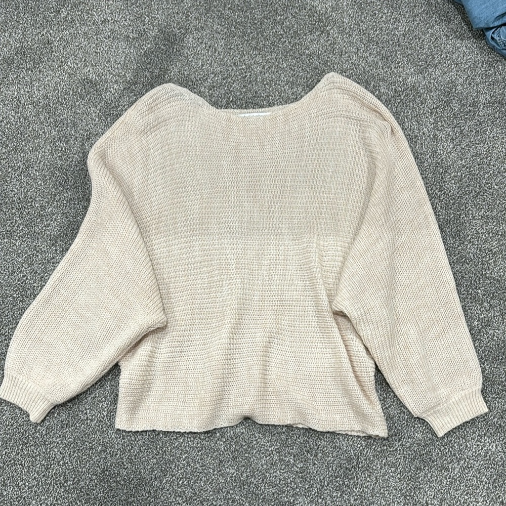 Cozy Sweater Light in color and weight